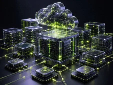 3D visualisation of managed cloud infrastructure and connected servers